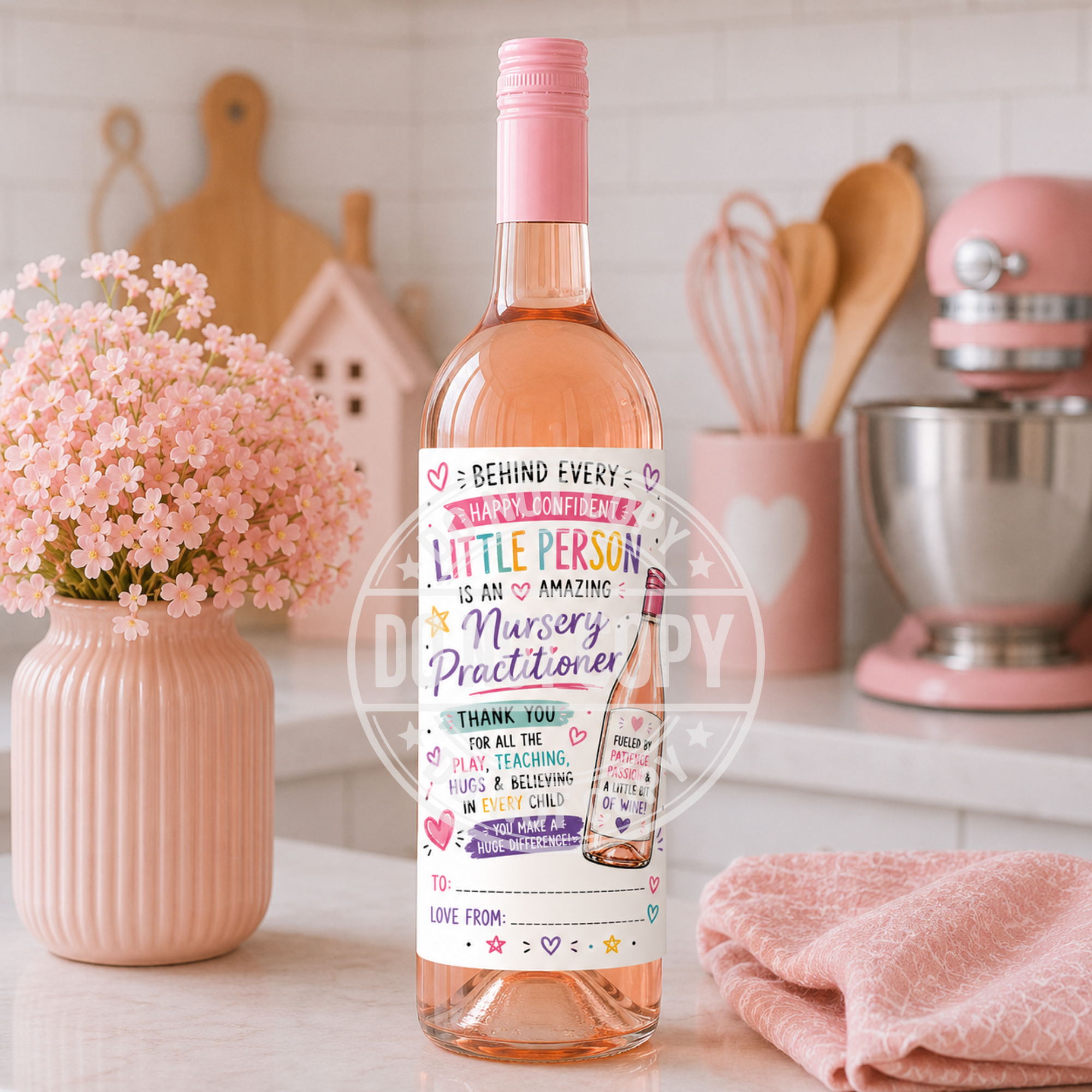 Nursery Practitioner Bottle Labels