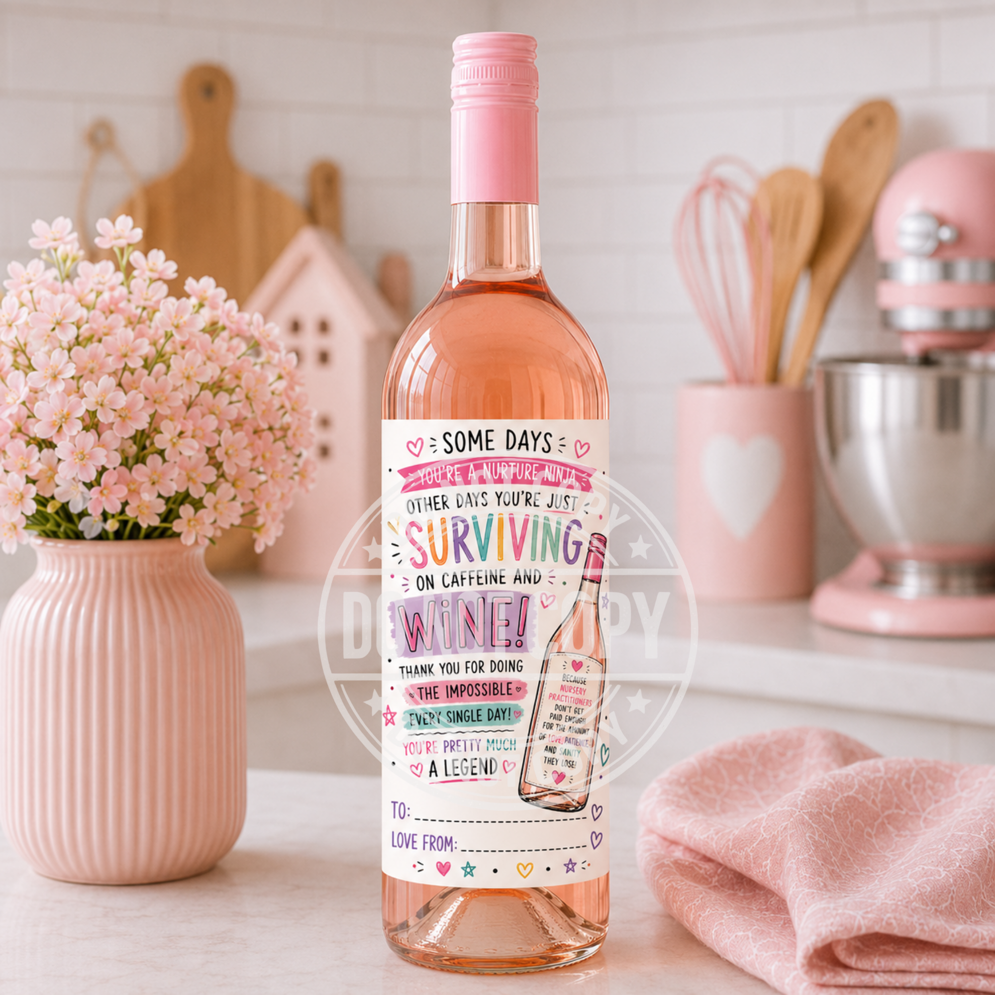 Nursery Practitioner Bottle Labels